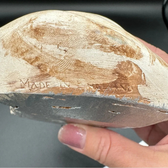 Rare Vintage Arab Man Chalkware Head Made In England - Picture 8 of 13